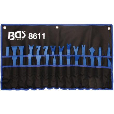 BGS technic 27 darabos díszítőelem, műanyag patent és panel eltávolító, valamint kaparó készlet (BGS 8611)